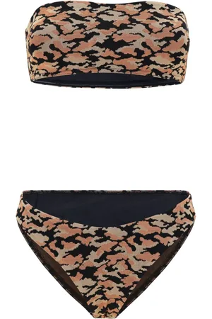 ZIMMERMANN Waverly textured strapless bikini set