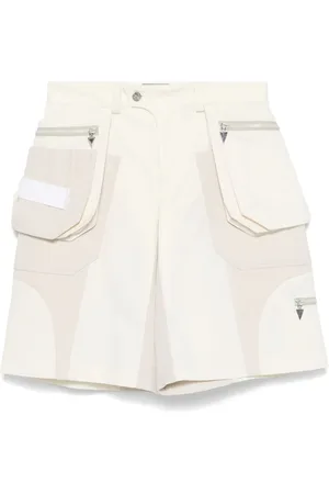 MUGLER Panelled-design cargo shorts