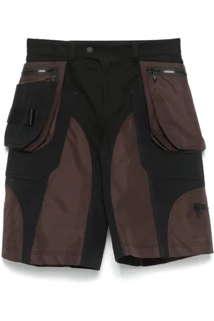 MUGLER Panelled-design cargo shorts