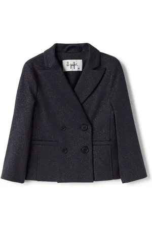 Il gufo Glitter-detailing blazer