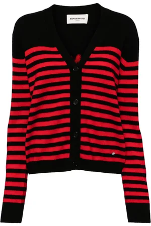 Sonia by Sonia Rykiel Striped woolen cardigan