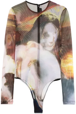 MUGLER Sunset Sees sheer bodysuit