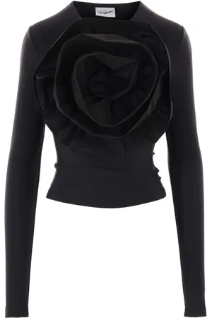 Vaquera Floral-appliqué T-shirt