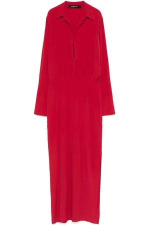 FEDERICA TOSI Crepe maxi dress