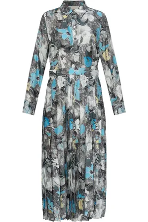 Tory Burch Printed pleated midi dress