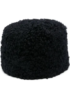 Totême Shearling pillbox hat