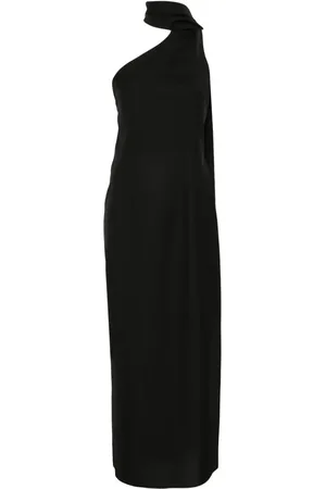 Rohe Scarf-detail open-back dress