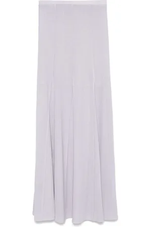 REMAIN Pleated mesh skirt