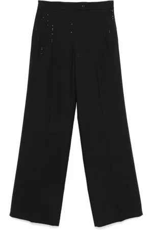 Twin-Set Sequin-detailing trousers