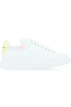Alexander McQueen Crystal-embellished leather sneakers