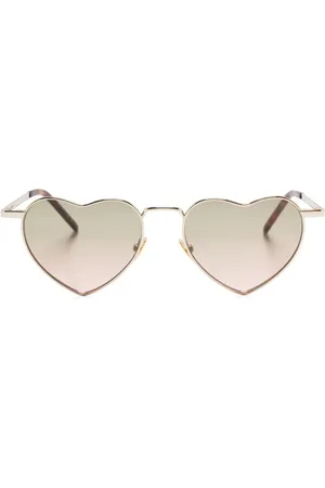 Saint Laurent Heart-frame sunglasses