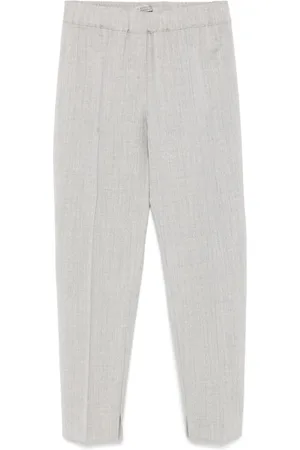 D.EXTERIOR Twill tapered trousers