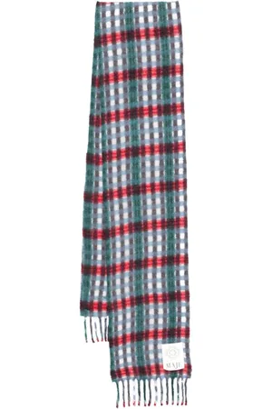 Maje Tartan scarf