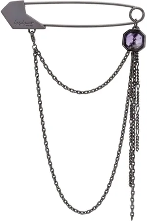 YOHJI YAMAMOTO Amethyst pin
