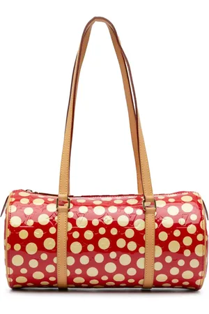 LOUIS VUITTON 2012 x Yayoi Kusama Monogram Vernis Dots Infinity Papillon 30 handbag