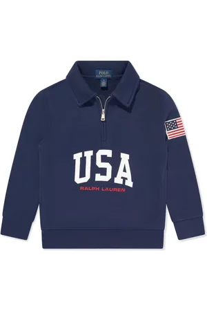 Ralph Lauren Logo-print half-zip sweatshirt
