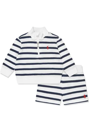 Ralph Lauren Polo Pony striped shorts set