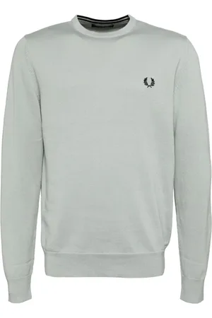 Fred Perry Logo-embroidered wool-blend jumper
