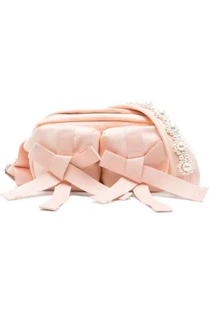 Simone Rocha Beaded classic bow crossbody bag