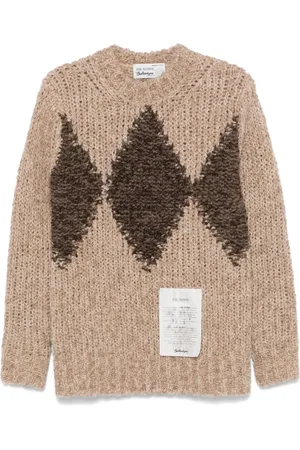 BALLANTYNE Diamond-pattern sweater
