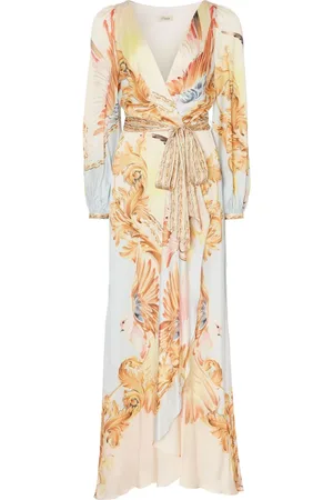TEMPERLEY LONDON Graphic-print wrap dress