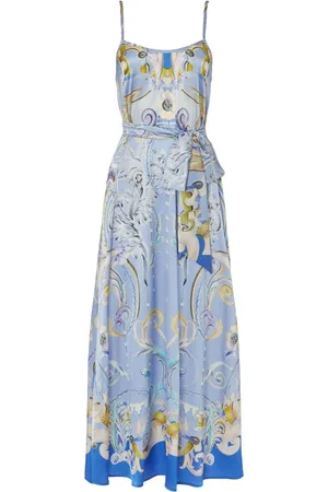TEMPERLEY LONDON Carline-print slip dress