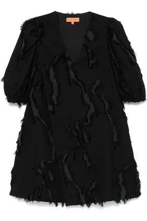 STINE GOYA Ripped-detail mini dress
