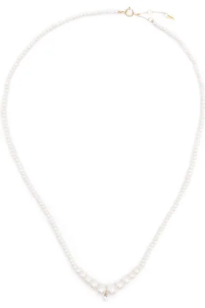 PERSÉE 18kt yellow gold Aphrodite Gradient pearl necklace