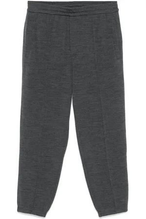 Emporio Armani Mélange-effect track pants