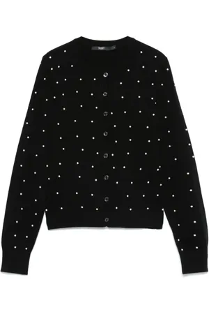 SEVENTY BY SERGIO TEGON Faux-pearl embellished cardigan
