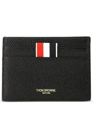 Thom Browne Pebbled leather cardholder