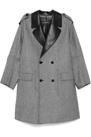 Iceberg Double-breasted reversible coat