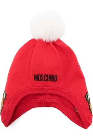 Moschino Pompom-detailed beanie