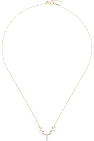 PERSÉE 18kt gold Triangle diamond tennis necklace