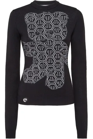 Philipp Plein Bear-motif jumper