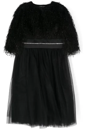 MONNALISA Rhinestone-embellished tulle dress set
