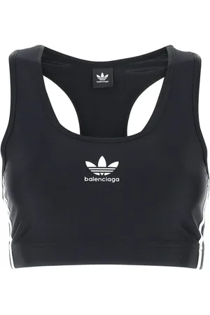 Balenciaga X Adidas embroidered-logo sports bra
