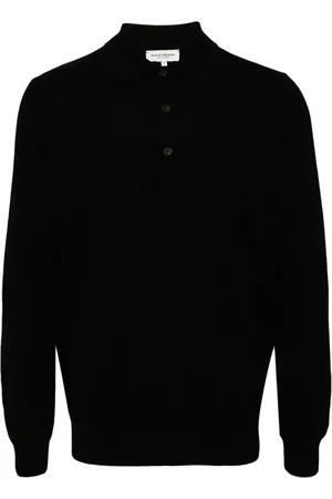 MAN ON THE BOON. Cashmere polo jumper