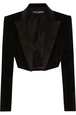 Dolce & Gabbana Velvet cropped blazer