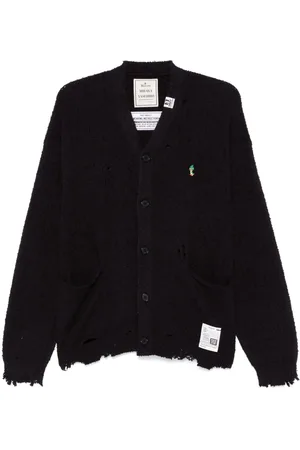 Maison Mihara Yasuhiro Distressed cardigan
