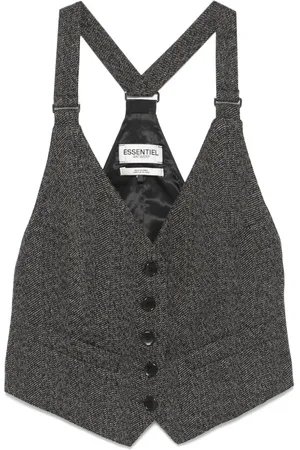 Essentiel Antwerp Herringbone waistcoat