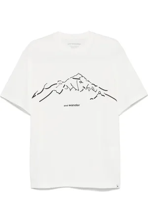 and wander Abstract-print T-shirt