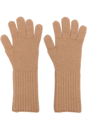 Fabiana Filippi Ribbed-knit gloves