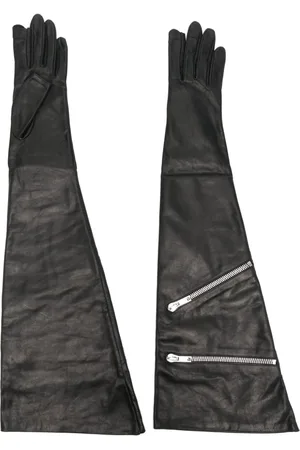 Rick Owens Zip-detailed gloves