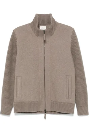 lunaria cashmere Panelled jacket