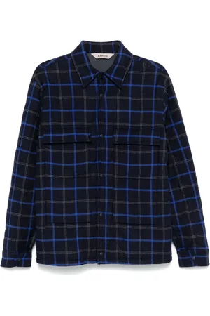 Aspesi Tattersall-check shirt