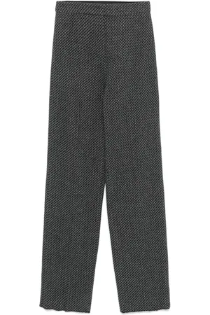 Emporio Armani Pattern-jacquard trousers