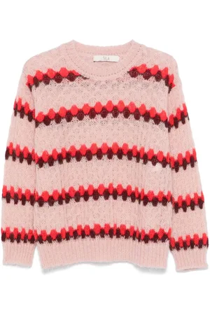 TELA Pattern-jacquard sweater