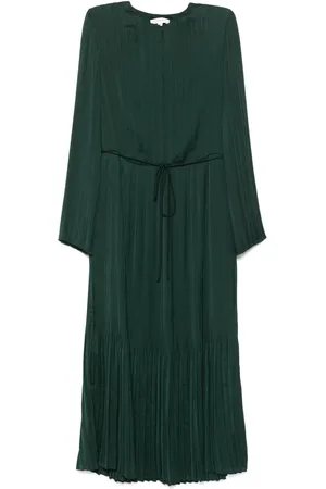 Vince Plissé-effect midi dress