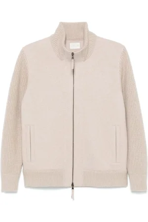 lunaria cashmere Panelled jacket
